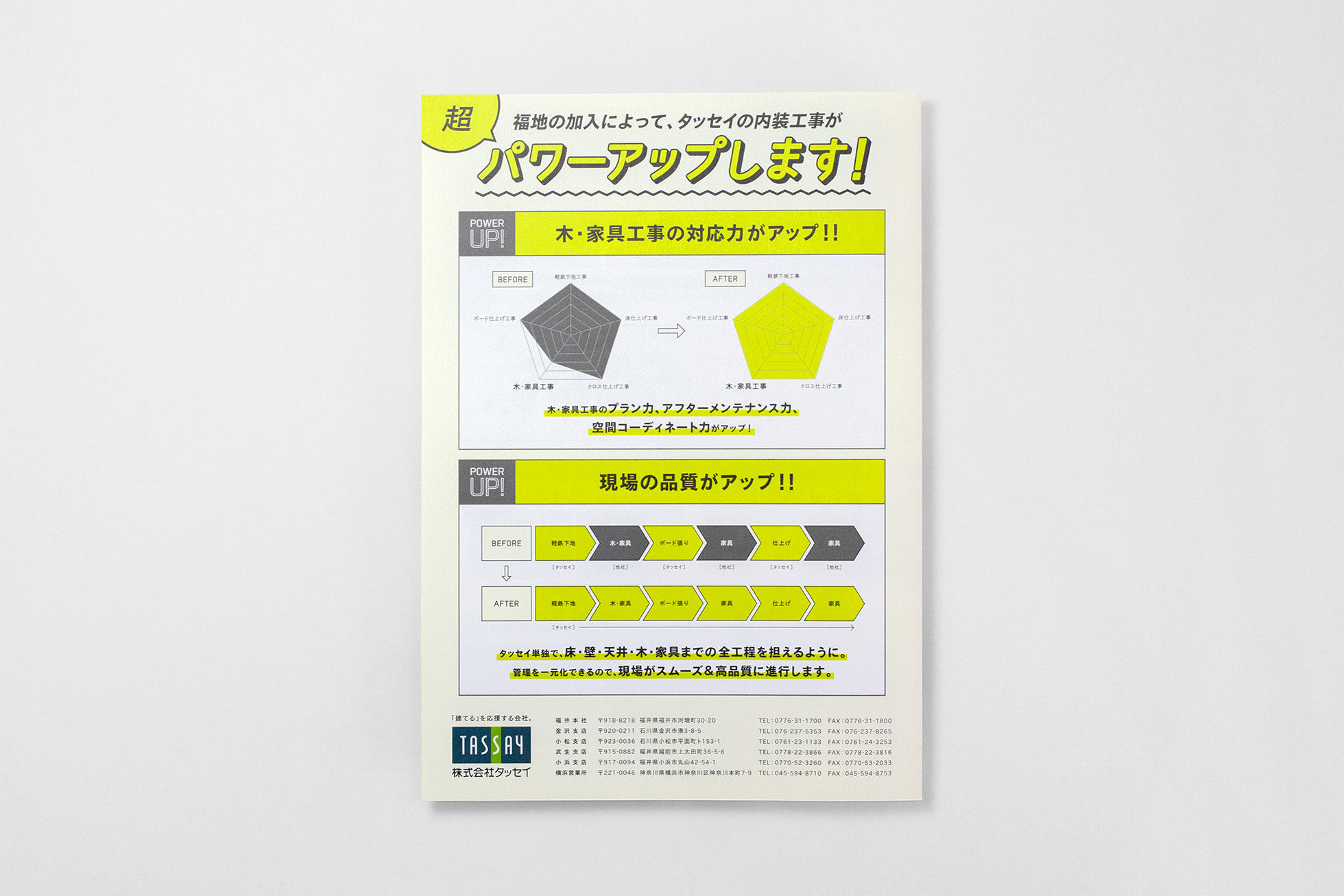 システィスタットのリーフレット